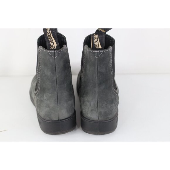Vtg Blundstone EU 6.5 US Mens 7.5 Womens 9.5 Suede Leather Chelsea Boots Gray main image 5